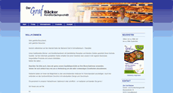 Desktop Screenshot of graf-baeckerei.de